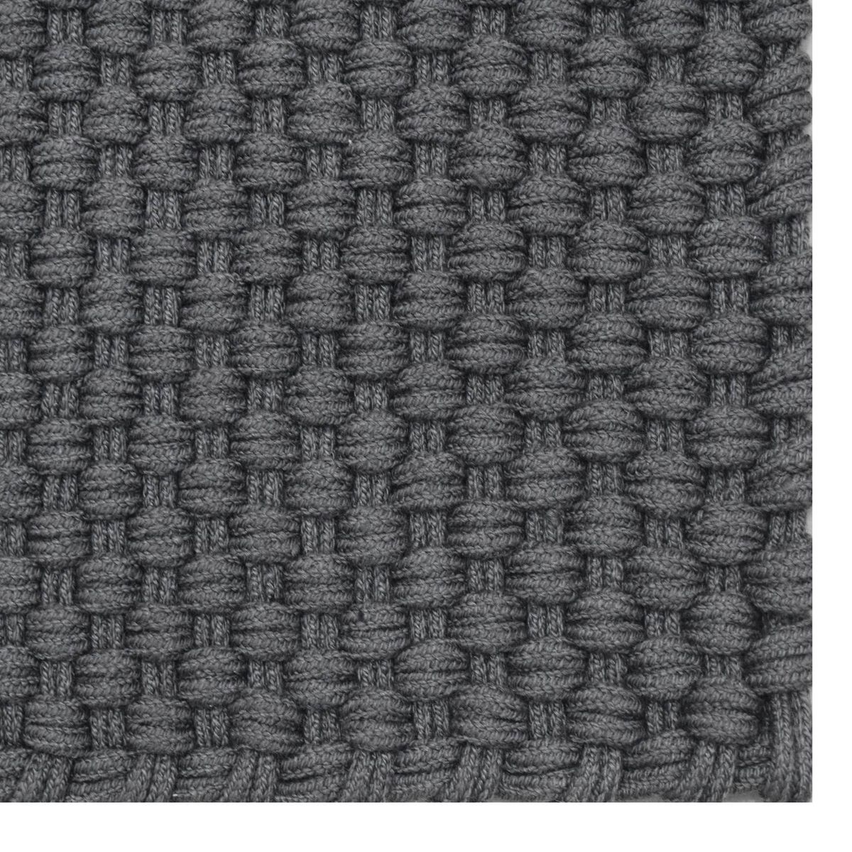 DECOGHAR - Alfombra Infinity Exterior  Pet Gris Oscuro 050 X 075 mts