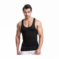 VICALLY FASHION - Camiseta Polera Faja Reductora Compresora Modeladora Hombre