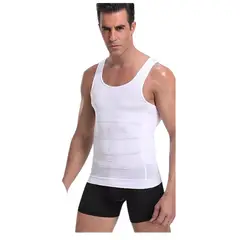 VICALLY FASHION - Camiseta Polera Faja Reductora Compresora Modeladora Hombre
