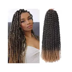 GENERICO - Twist Trenzado Extensiones De Cabello Sintético GTWW /#1b 27