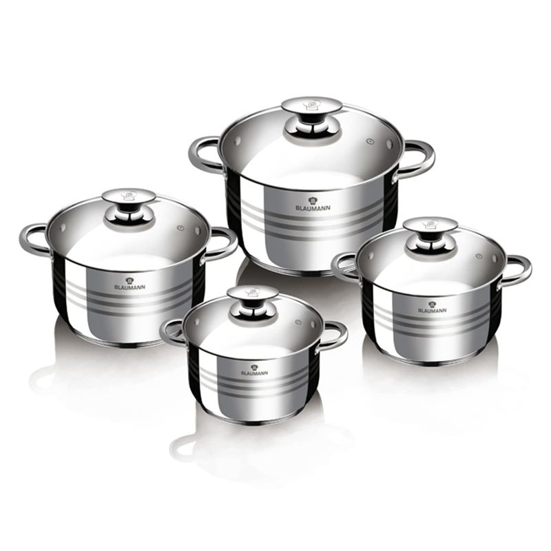 BLAUMANN - BATERIA DE CODINA 8 PZS GOURMET LINE  ACERO INOXIDABLE