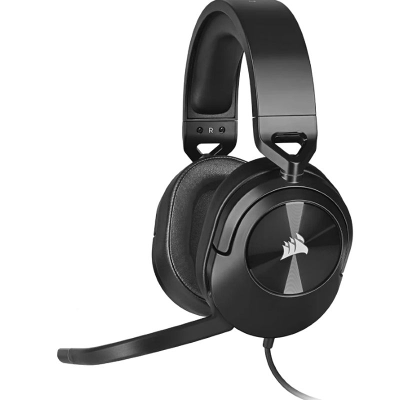 CORSAIR - Audífonos Gamer On-Ear - Corsair HS55 Stereo - 3.5 mm - Carbón
