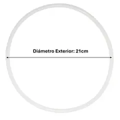 GENERICO - Empaquetadura Olla A Presión Redonda 6mm x 21cm