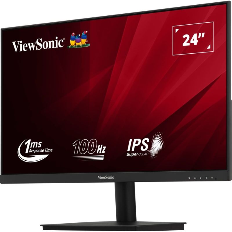 VIEWSONIC - Monitor ViewSonic VA240-H 24 FullHD 100Hz 1ms IPS - Negro