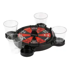 GENERICO - Juego De Mesa Roulette Shots Juego De Bar Chupitos Trago