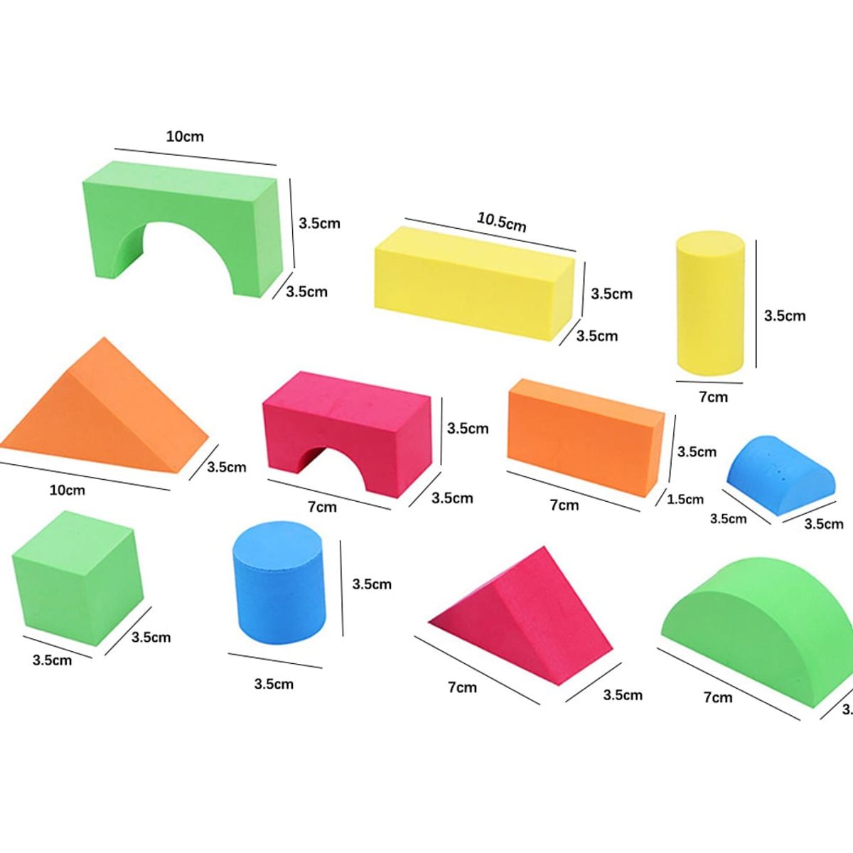 GENERICO - Bloques de Construcción de Espuma EVA  para Niños Juguetes