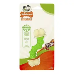 NYLABONE - Hueso Mordedores Extremos Para Perro Sabor Tocino Talla S