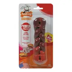 NYLABONE - Hueso Para Perro Tipo Trenza Sabor Tocino Talla S