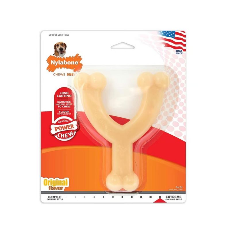 NYLABONE - Hueso Nylabone Juguete Para Perro Mordedor Extremo Talla S
