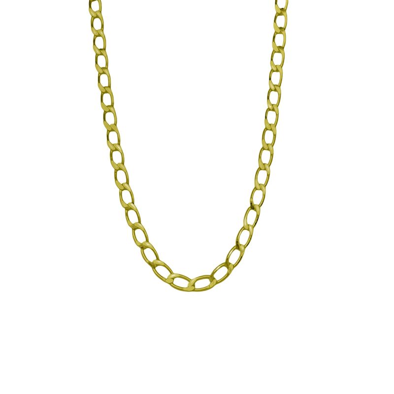 ANDREA COGGIOLA JOYAS - Cadena Grumet Alargada Enchapado Oro 18K