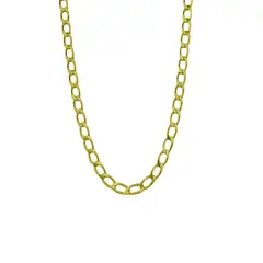 ANDREA COGGIOLA JOYAS - Cadena Grumet Alargada Enchapado Oro 18K