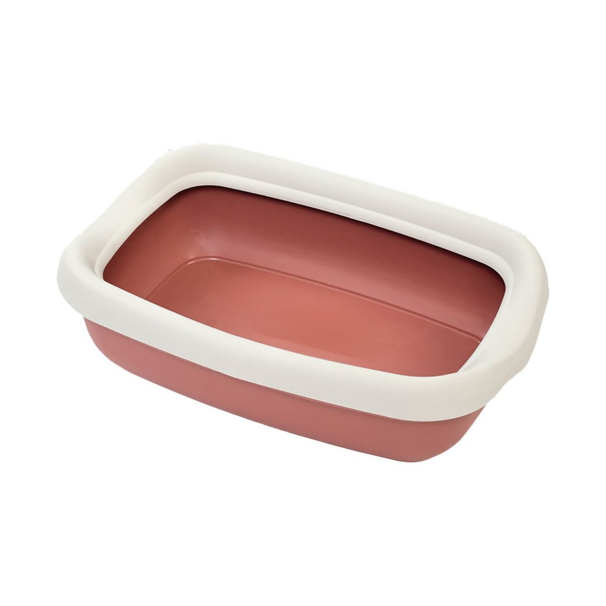 MPS - Arenero para Gato  Betta con Marco Rojo Opaco MPS