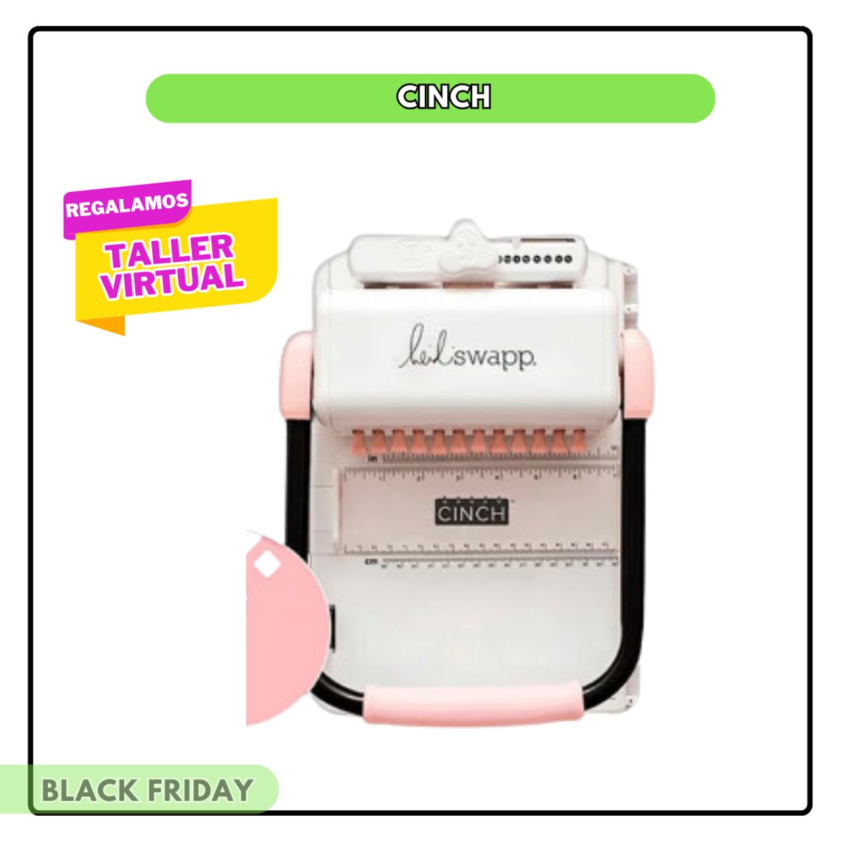 AMERICAN CRAFTS - Encuadernadora Cinch Rosada OBF