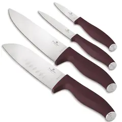 BERLINGER HAUS - SET DE CUCHILLOS 4 PZS ACERO INOXIDABLE
