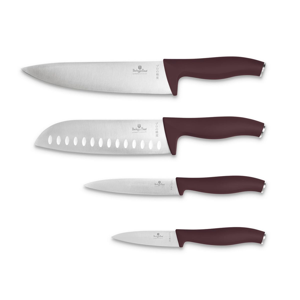 BERLINGER HAUS - SET DE CUCHILLOS 4 PZS ACERO INOXIDABLE