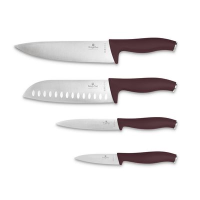 Imagen 2 del producto SET DE CUCHILLOS 4 PZS ACERO INOXIDABLE