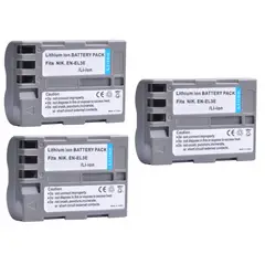 GENERICO - 3 BATERÍAS EN-EL3E NIKON ALTERNATIVA