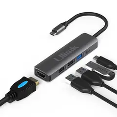 TP LINK - ADAPTADOR USB-C A HDMI, USB 3.0, 2 USB 2.0, USB-C CARGA