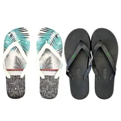 MPROPIA - Pack 2 Pares Hawaianas Hombre Chalas Sandalias Cool