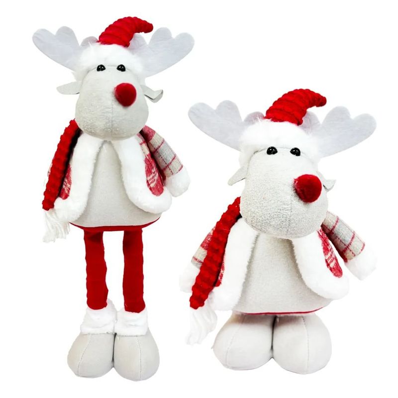 GENERICO - Monos Patas Largas Navideño 60 cm - Reno Navideño Clásico