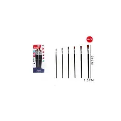 GENERICO - Pinceles Planos 24 Cm 6Pcs