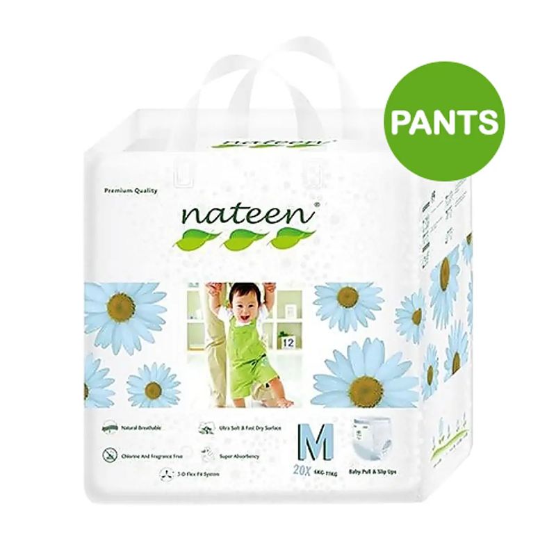 NATEEN - CALZON PAÑAL PREMIUM PARA BEBE NATEEN  ECOLOGICOS TALLA M