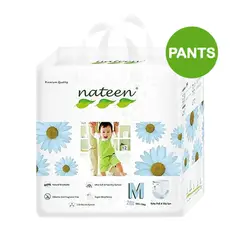 NATEEN - CALZON PAÑAL PREMIUM PARA BEBE ECOLOGICOS TALLA M