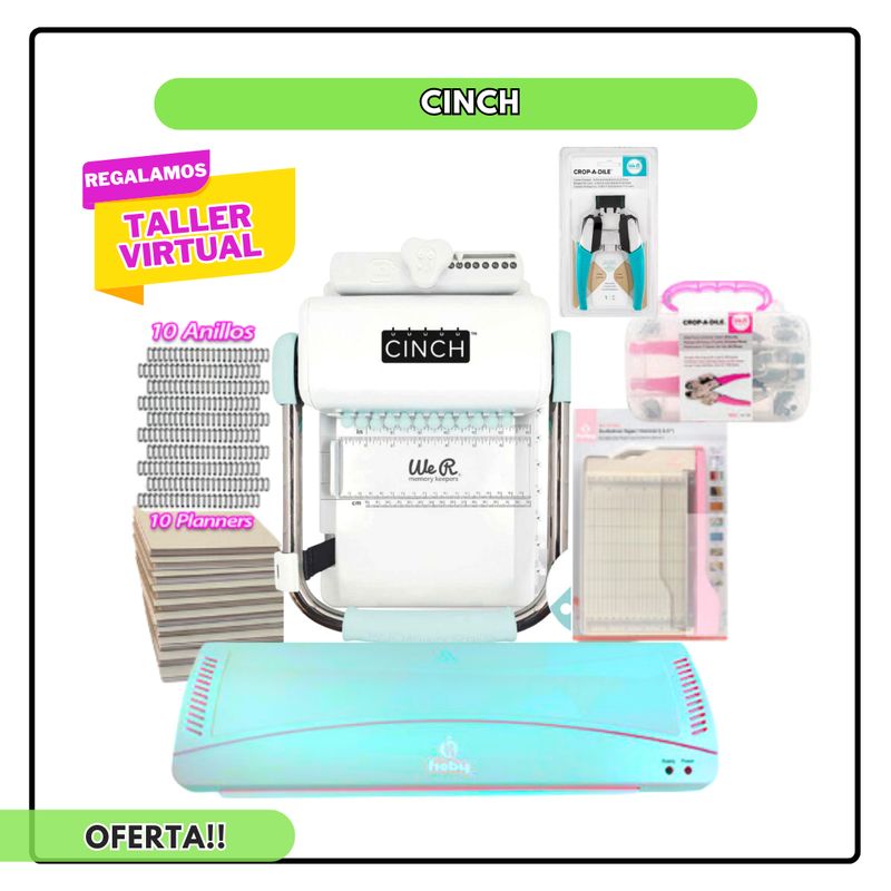 AMERICAN CRAFTS - Cinch VERDE laminadora  kit de herramientas SBF20