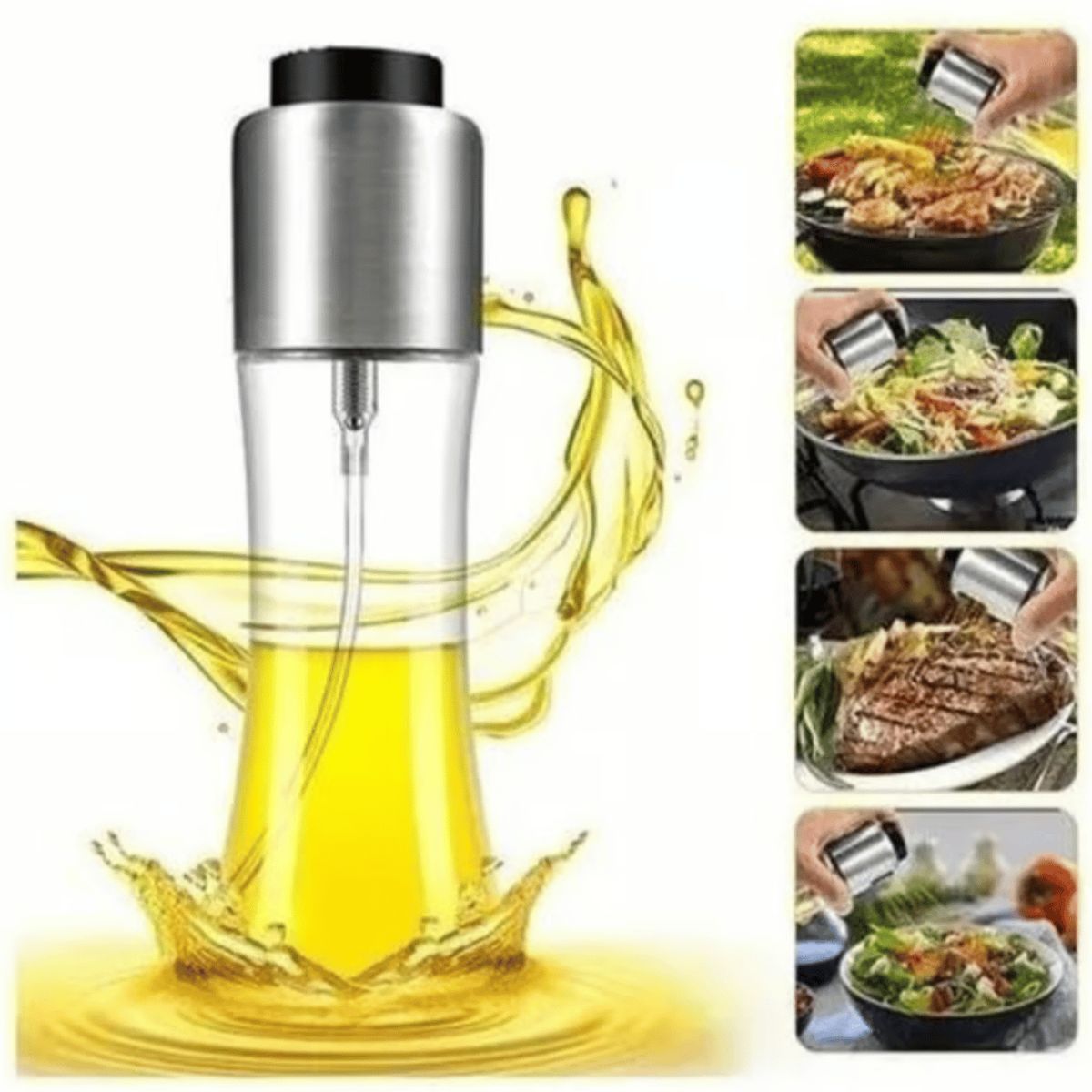 GENERICO - Dispensador Spray Aceite Y Vinagre Rociador Aceitero