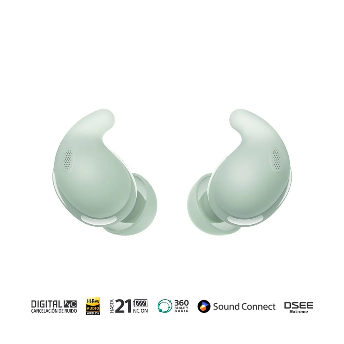 SONY - Audífonos inalámbricos con noise canceling LinkBuds Fit Verde