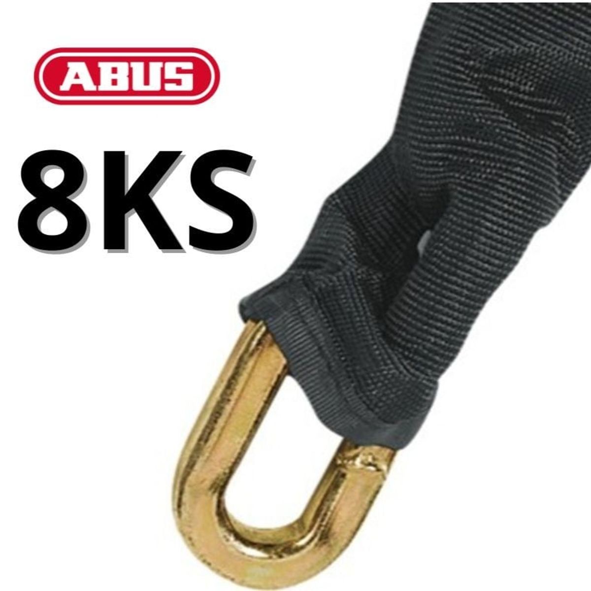 ABUS - Cadena Acero Serie 8KS 85cm Endurecido Alta Seguridad