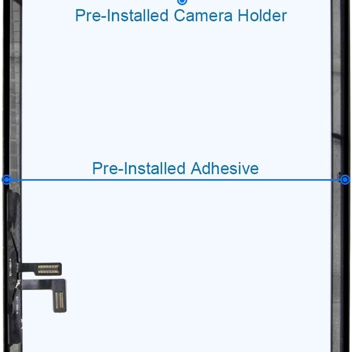 GENERICO - Pantalla Táctil de repuesto compatible con iPad De 5ta Gen 97 Negro