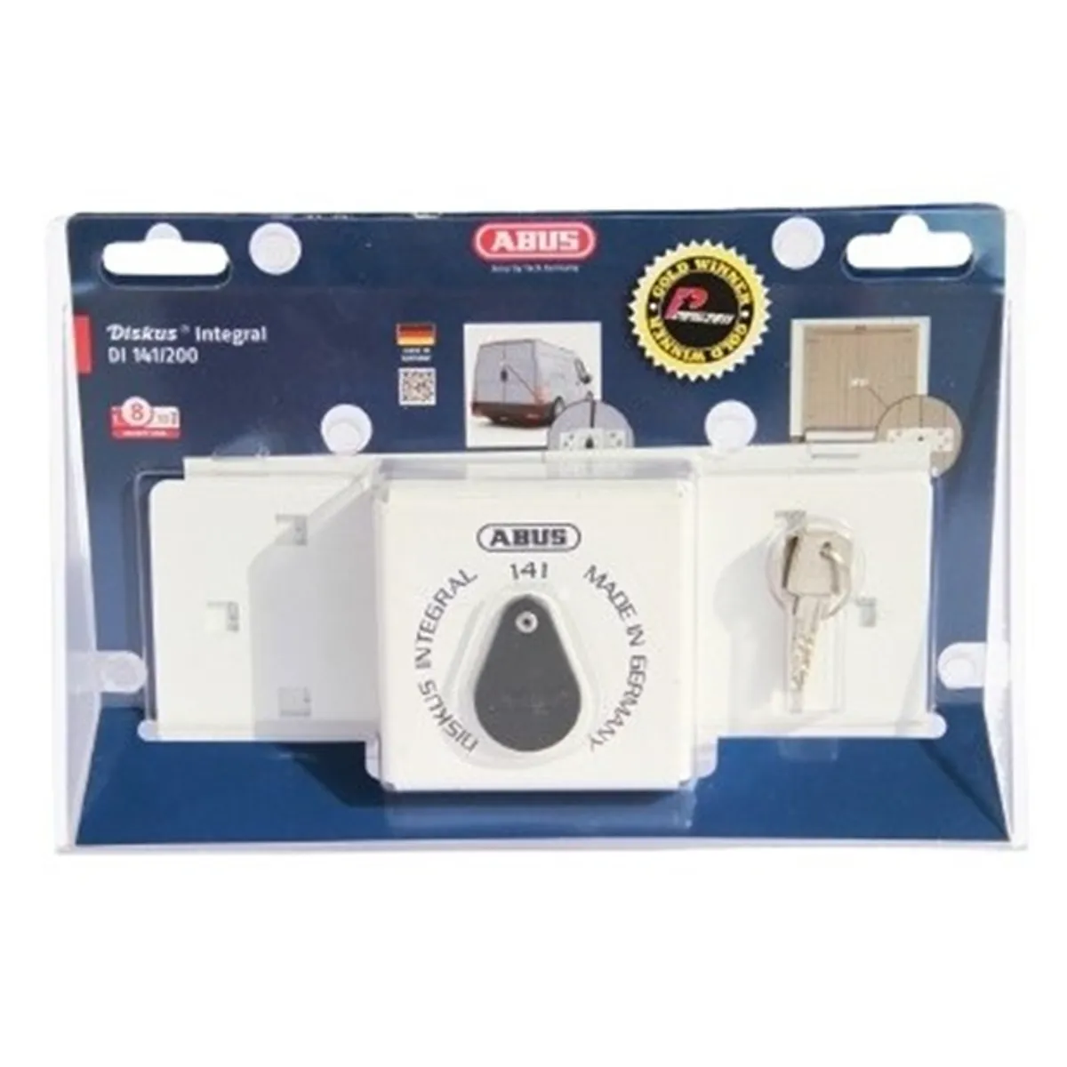 ABUS - Cerradura Vanlock Abus DI142 Chapa Candado Furgon