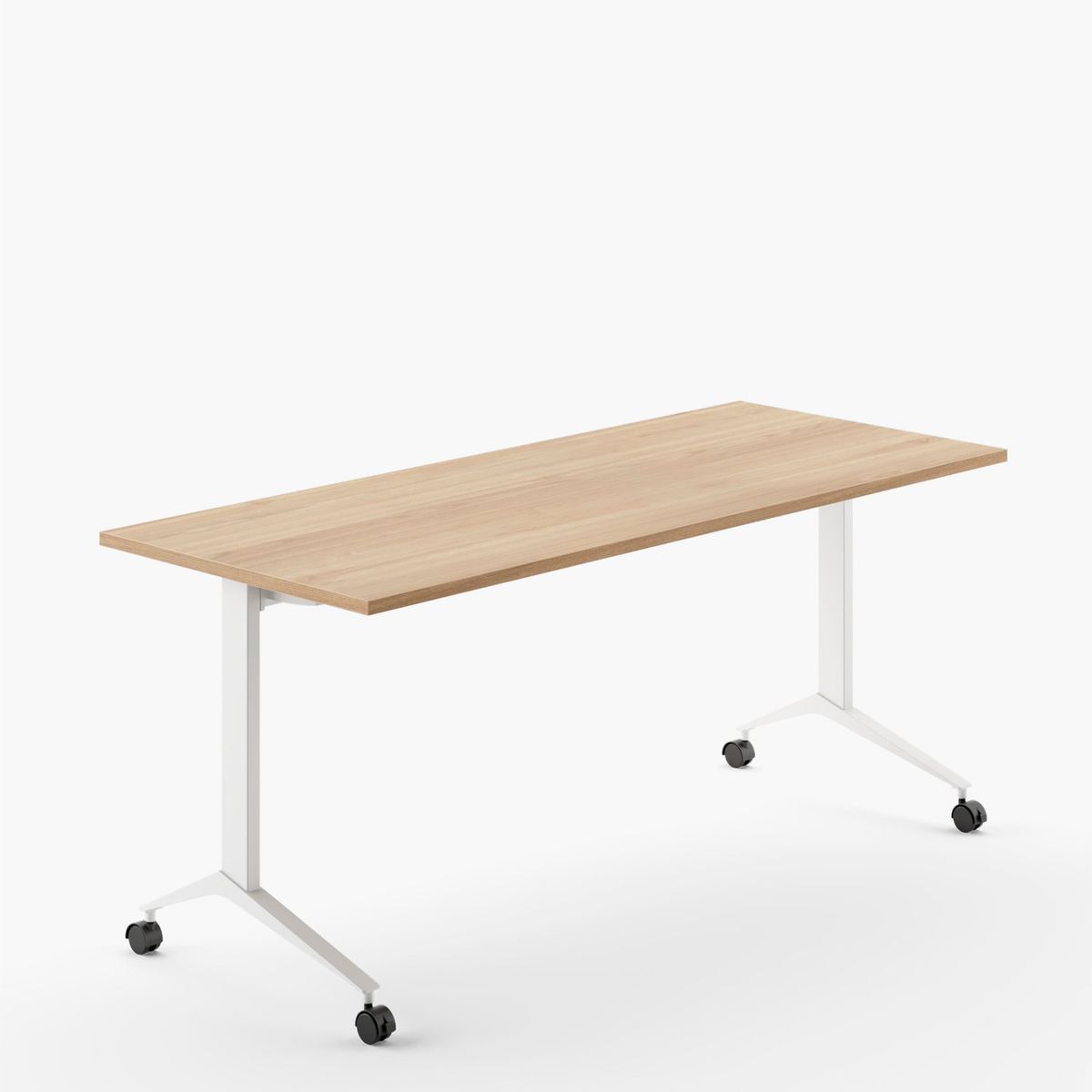 FORM OFFICE - Escritorio Space Plegable 150x70 Natura/Blanco Form
