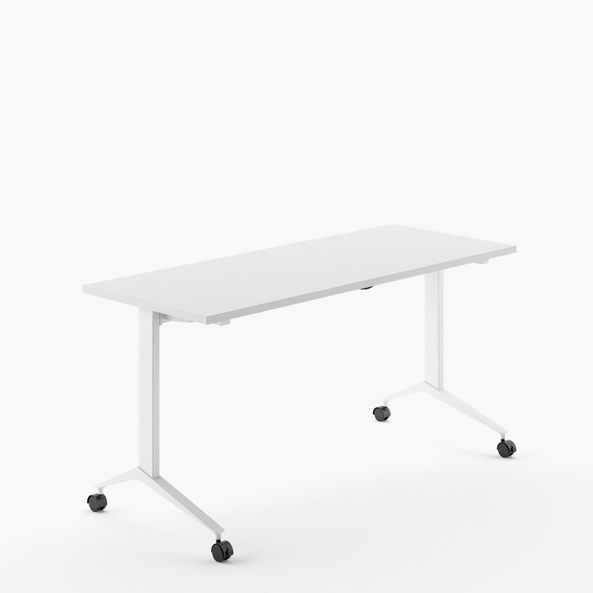FORM OFFICE - Escritorio Space Plegable 120x60 Blanco/Blanco Form