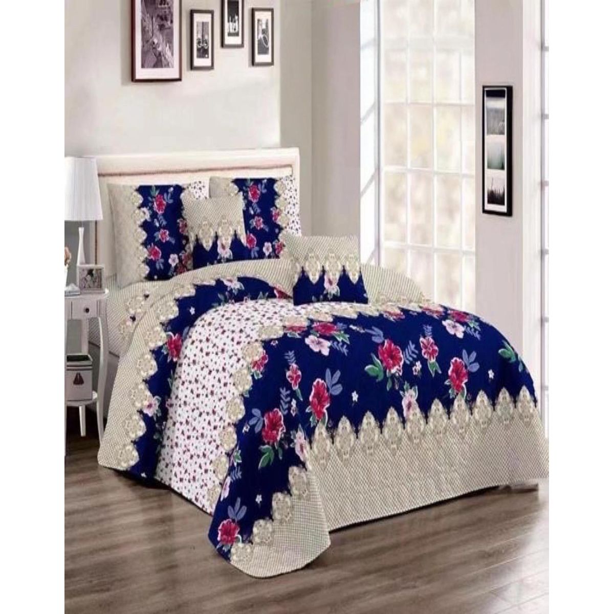 GENERICO - Cubrecama Cobertor Quilt 2 Plaza Primera Verano Q21