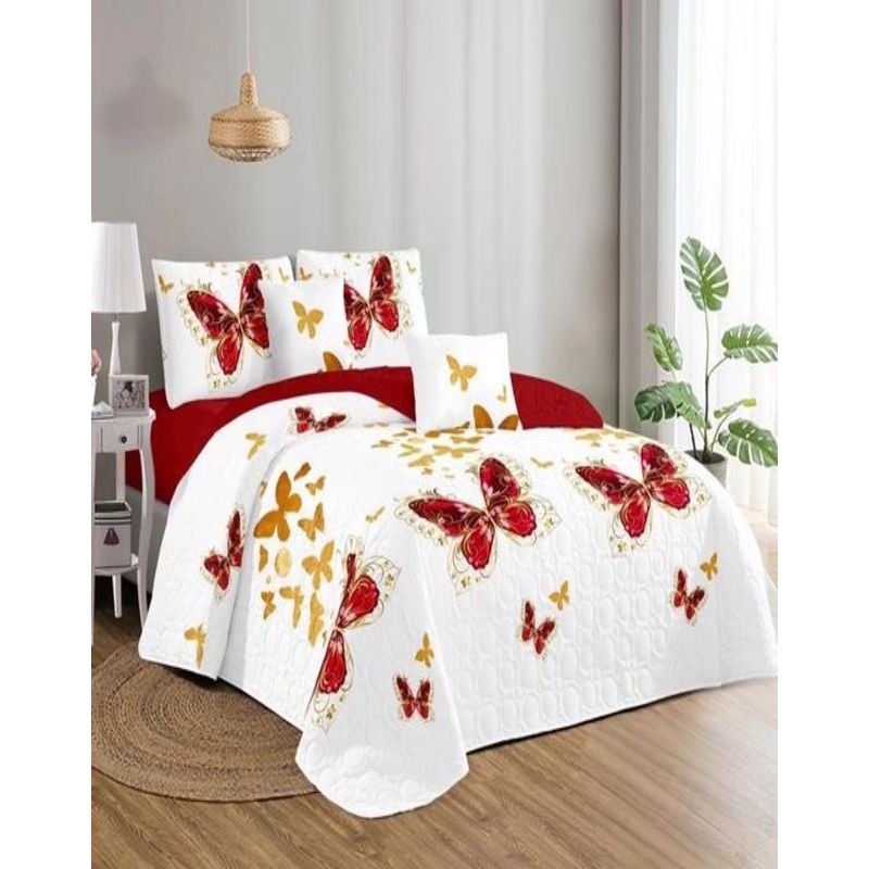 GENERICO - Cubrecama Cobertor Quilt 2 Plaza Primera Verano Q50