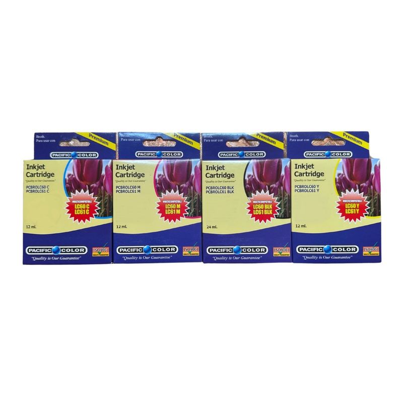 GENERICO - Pack Tintas Compatible para LC60 145-C/185-C/375-CW