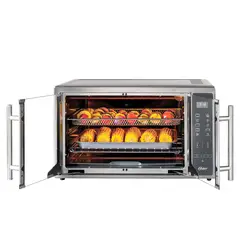 OSTER - Horno De Mesa Eléctrico 42 Litros Plateado Tssttvfdmaf