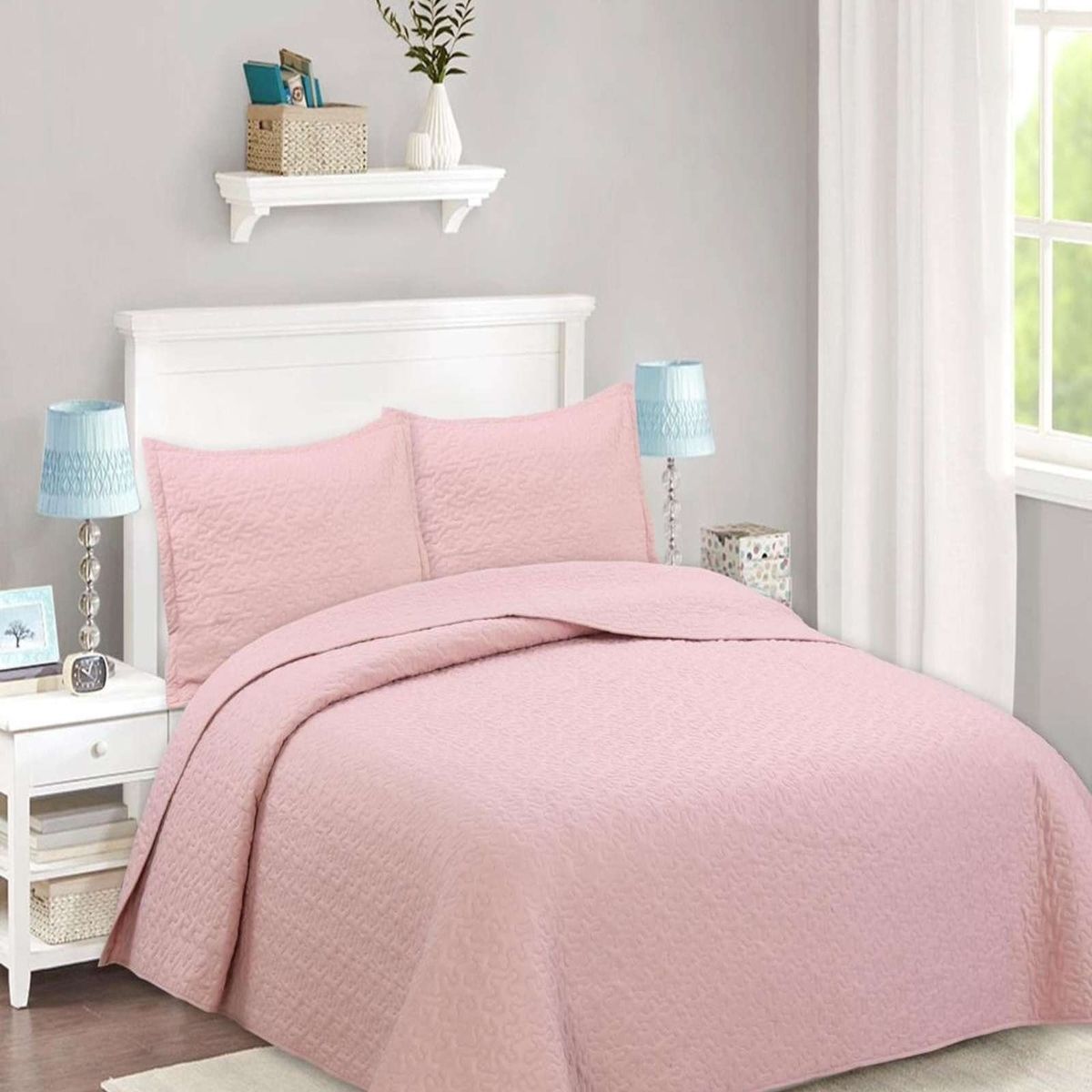 GENERICO - Cubrecama de verano king-superking material quilt