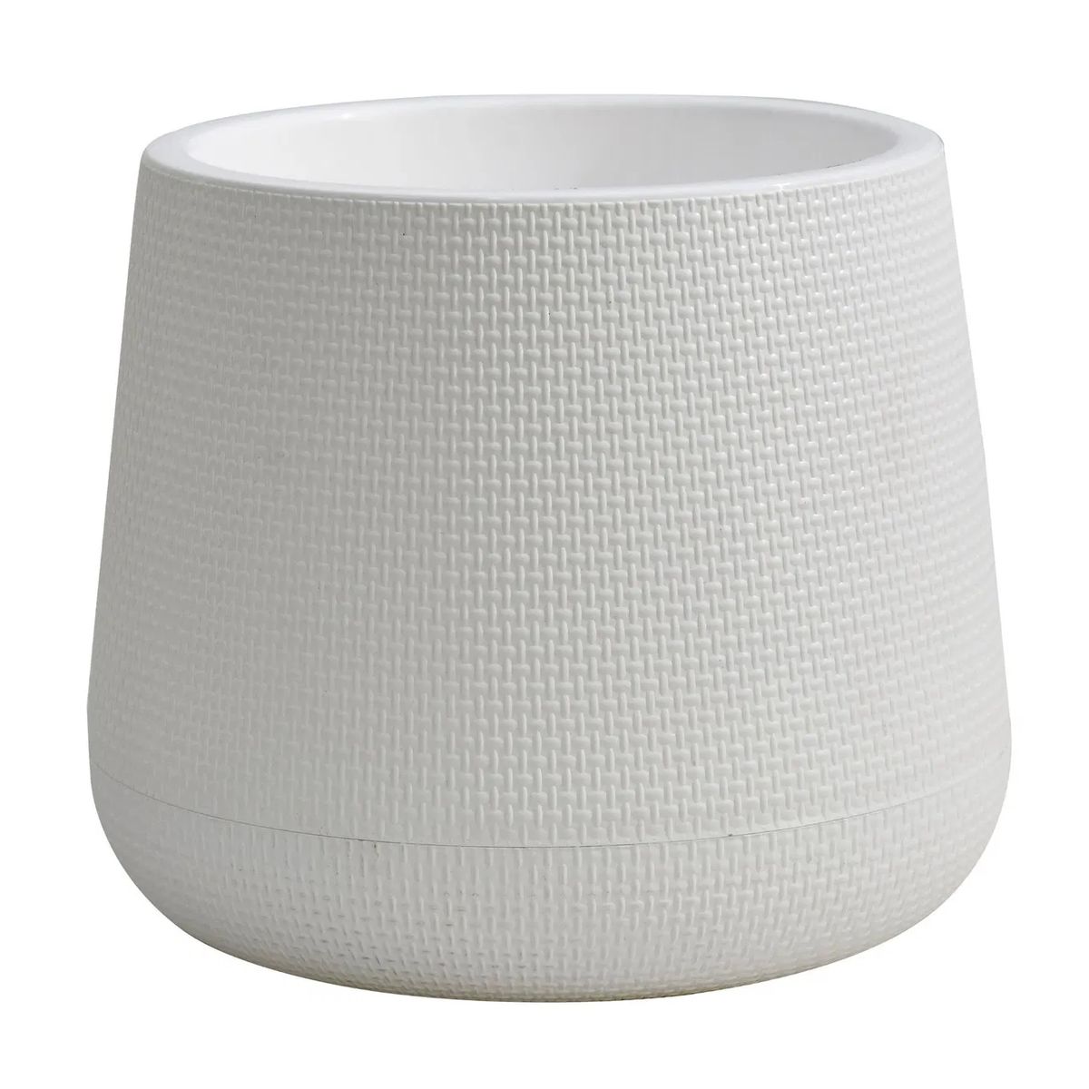 WAKESHOME - Macetero De Plastico Mediano Wakeshome Ancho 24cm Alto 27cm