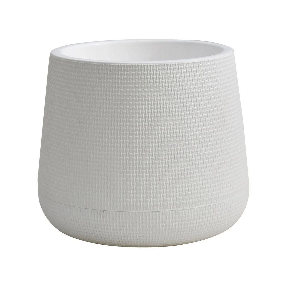 WAKESHOME - Macetero De Plastico Mediano Wakeshome Ancho 24cm Alto 27cm