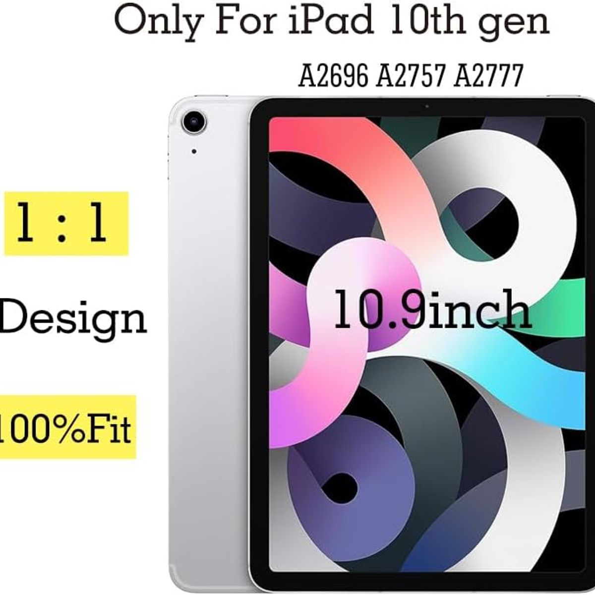 GENERICO - Pantalla Táctil de repuesto compatible con iPad 10ª Gen 2022 109