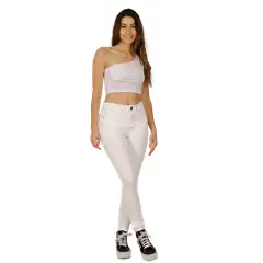 DIVINO JEANS - Jeans Sena III Blanco - Blanco