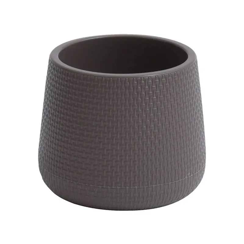 WAKESHOME - Macetero De Plastico Mediano Wakeshome Ancho 24cm Alto 27cm