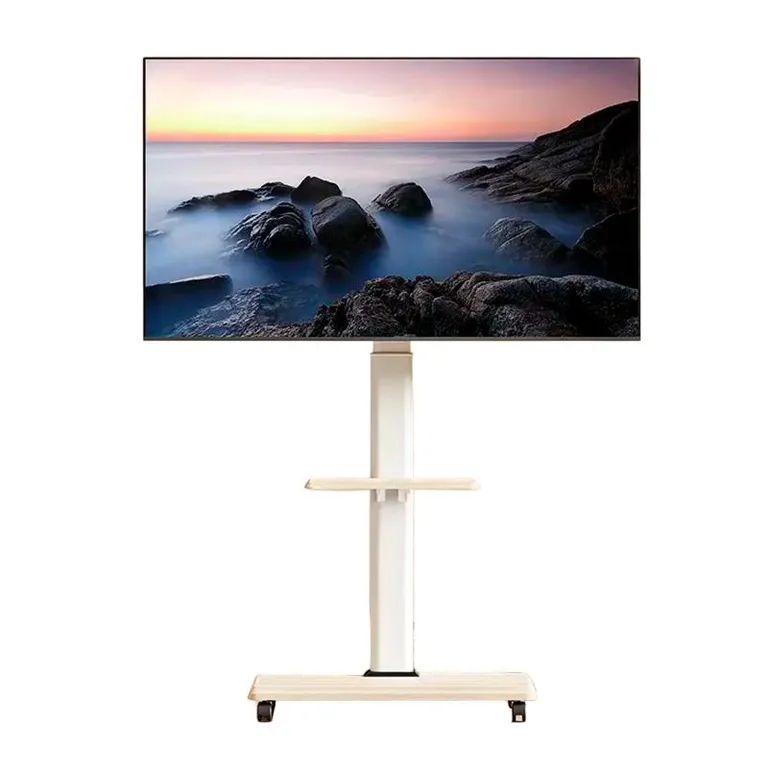 Soporte Tv Rack Movil Con Ruedas 32 A 70 Base Pedestal