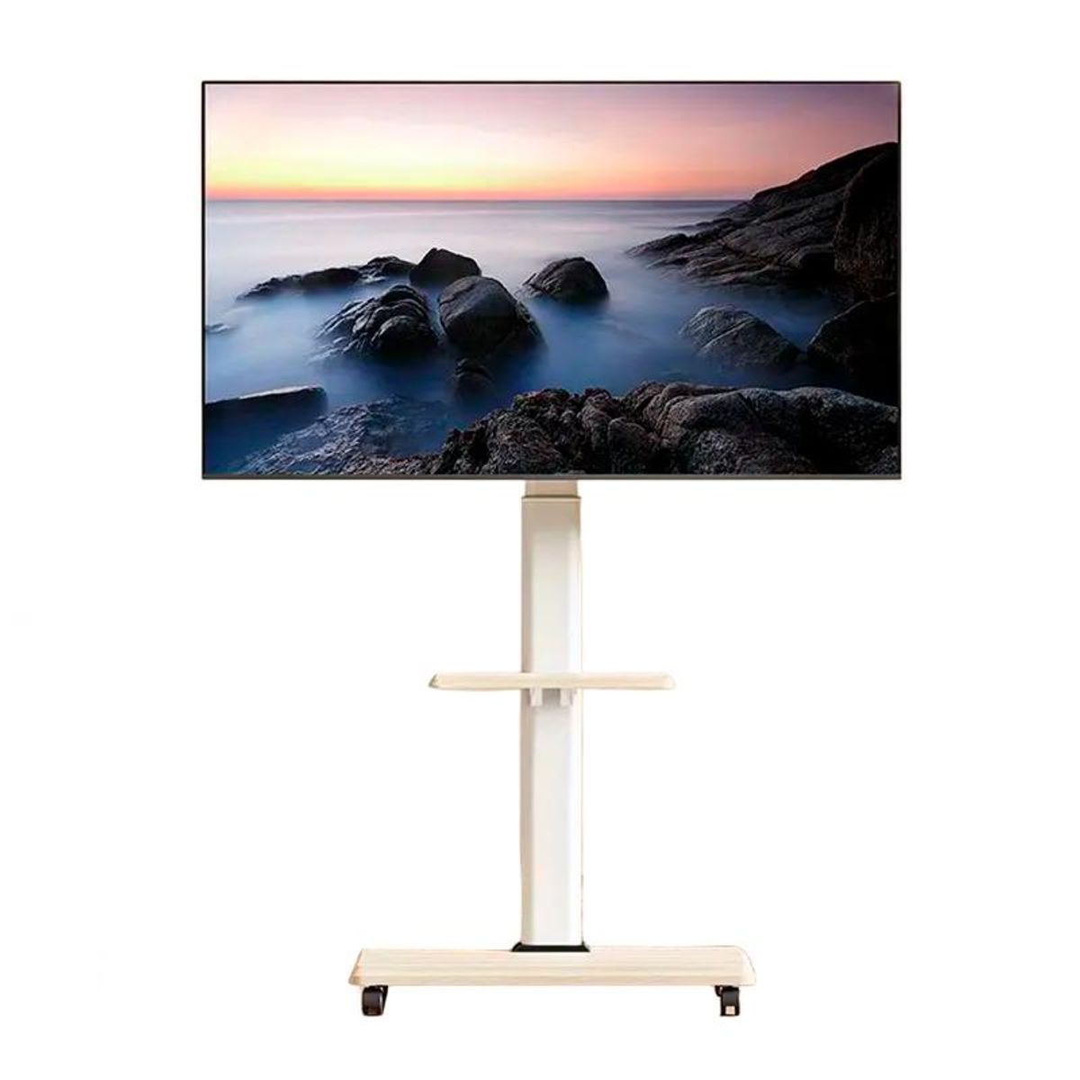 GENERICO - Soporte Tv Rack Movil Con Ruedas 32 A 70 Base Pedestal