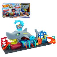 City Pista Juguete Lavado De Autos Mega Tiburón