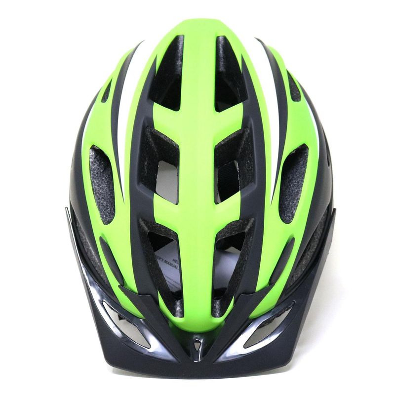 RADICAL MOUNTAIN - Casco Radical Mountain MTB Con Luz Matt Negro Verde L 58-59cm