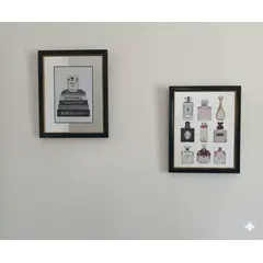 GENERICO - Set 2 Cuadros Perfume de Lujo